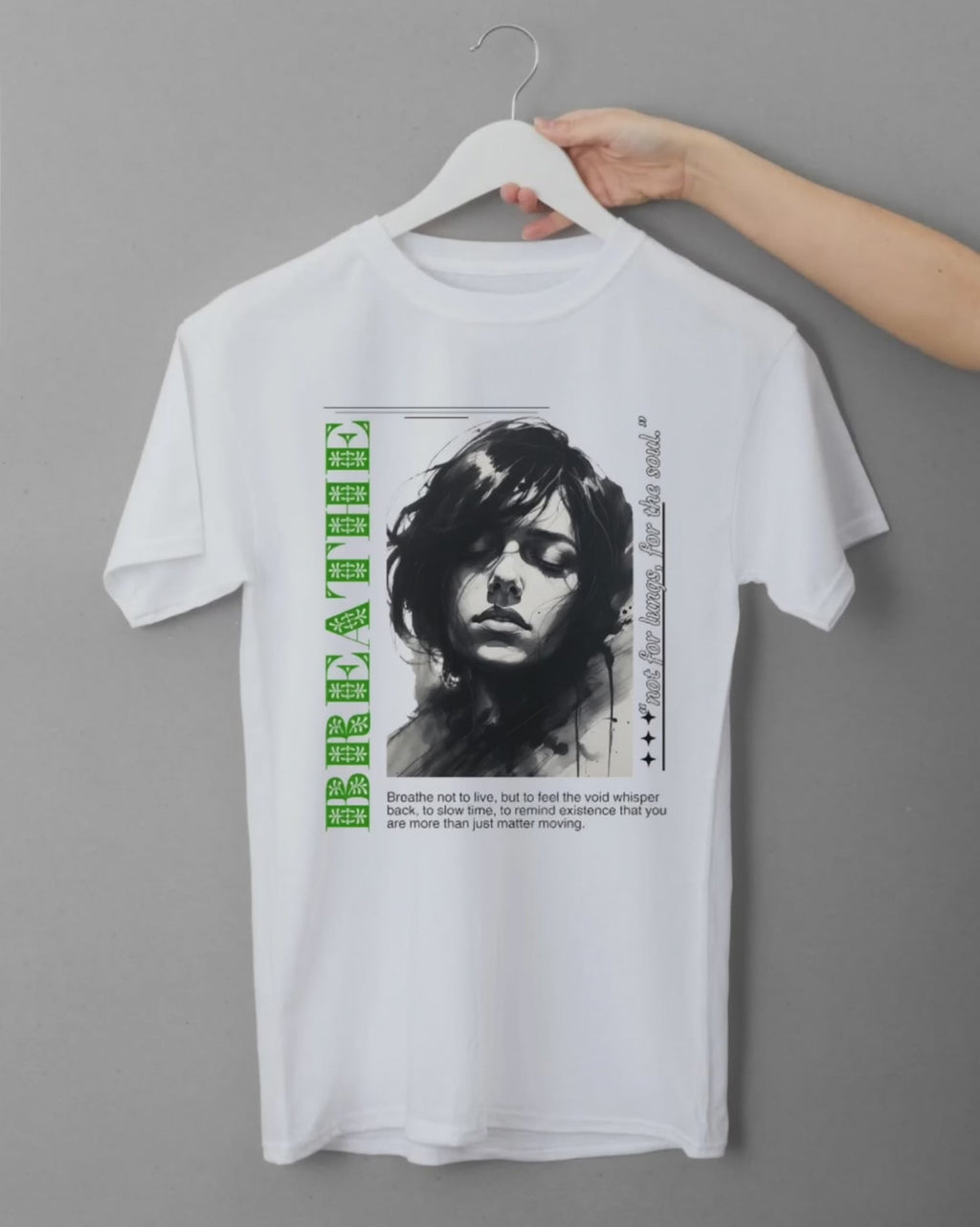 Breathe – Void Whisper Unisex Tee